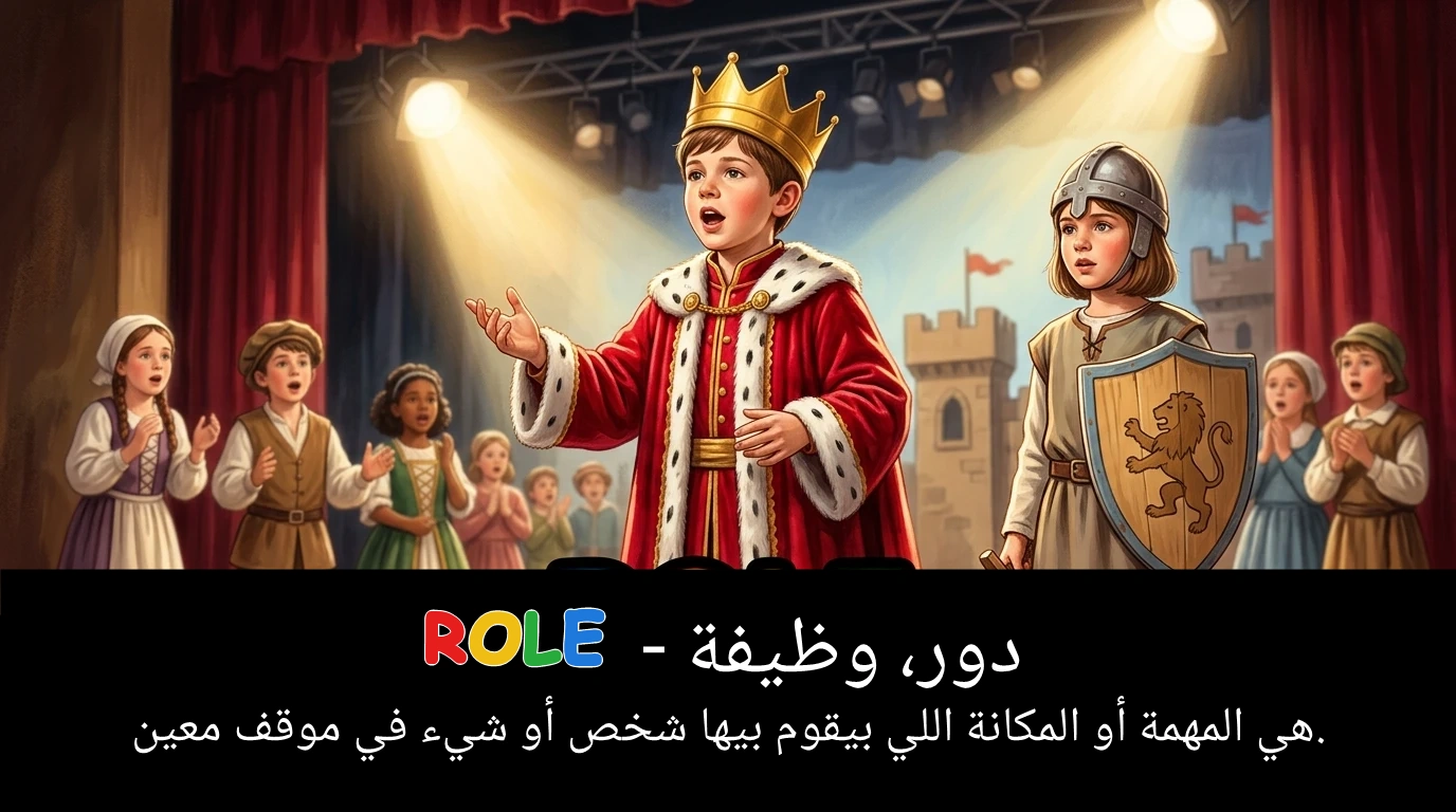 Arabic Illustration for role